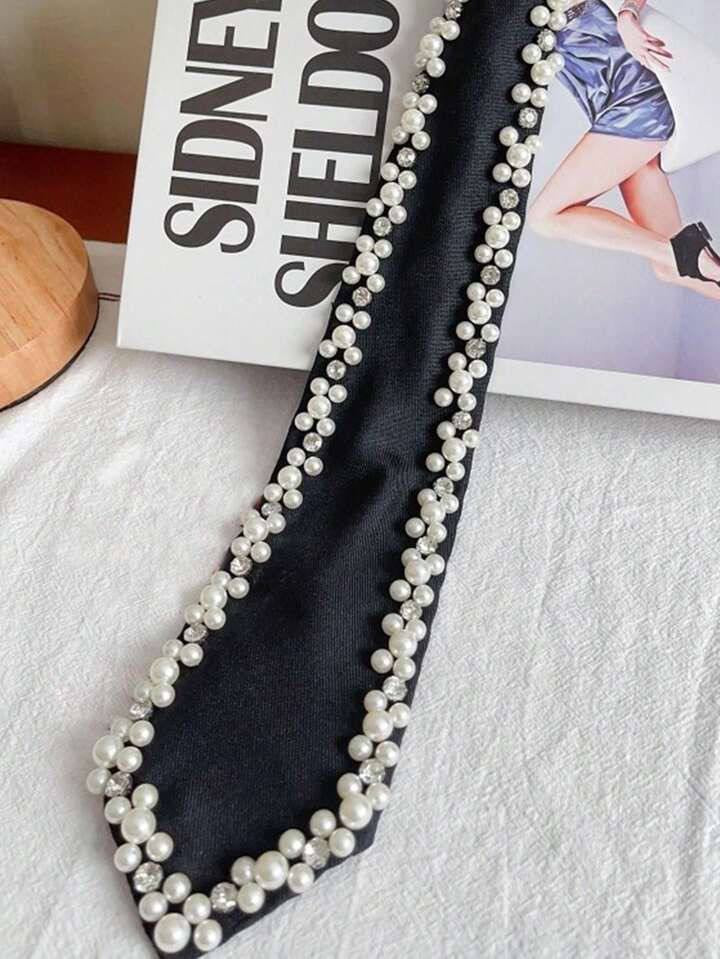 Noir Pearl Tie
