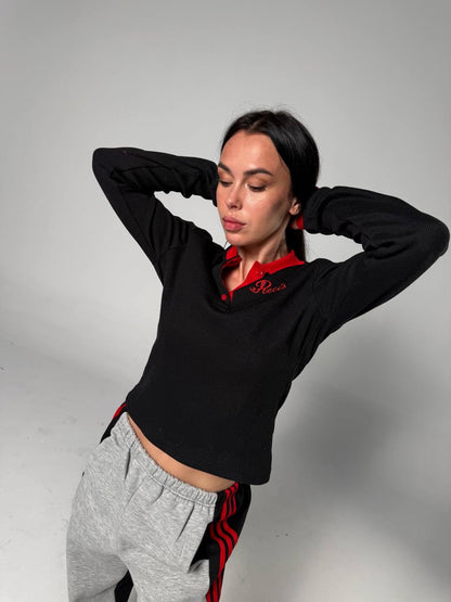 Sporty Two-Tone Relaxed Set