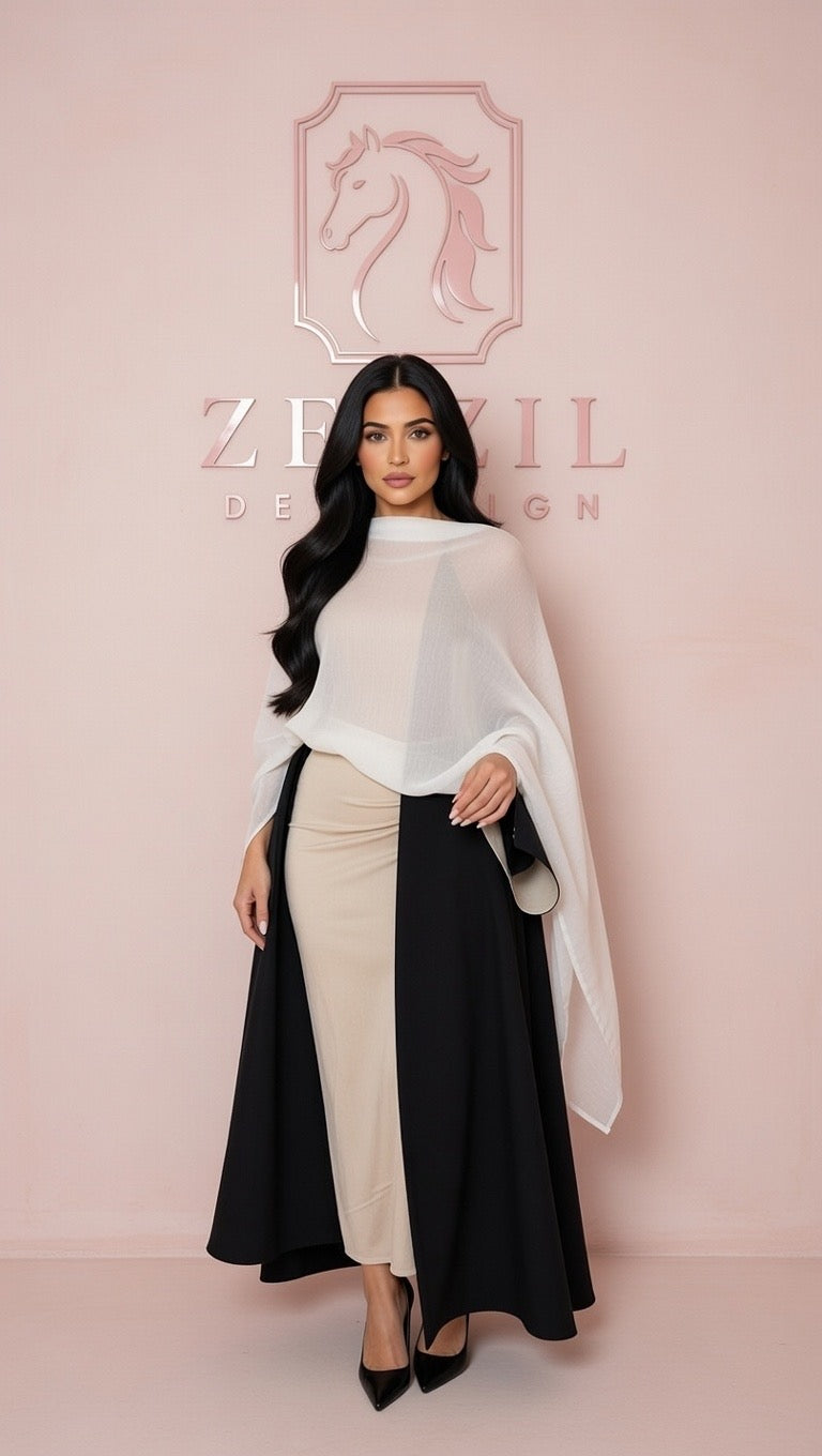 Rosaline Noor Cardigan Abaya