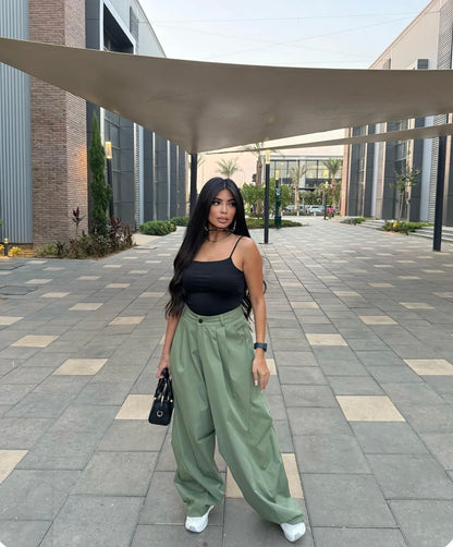 Pleated Wide Leg Trousers✨