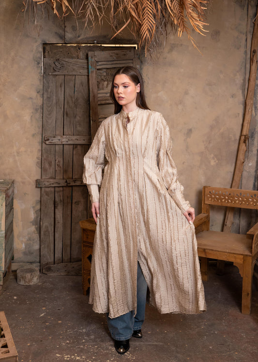 Zezil Pleated Flow Dress