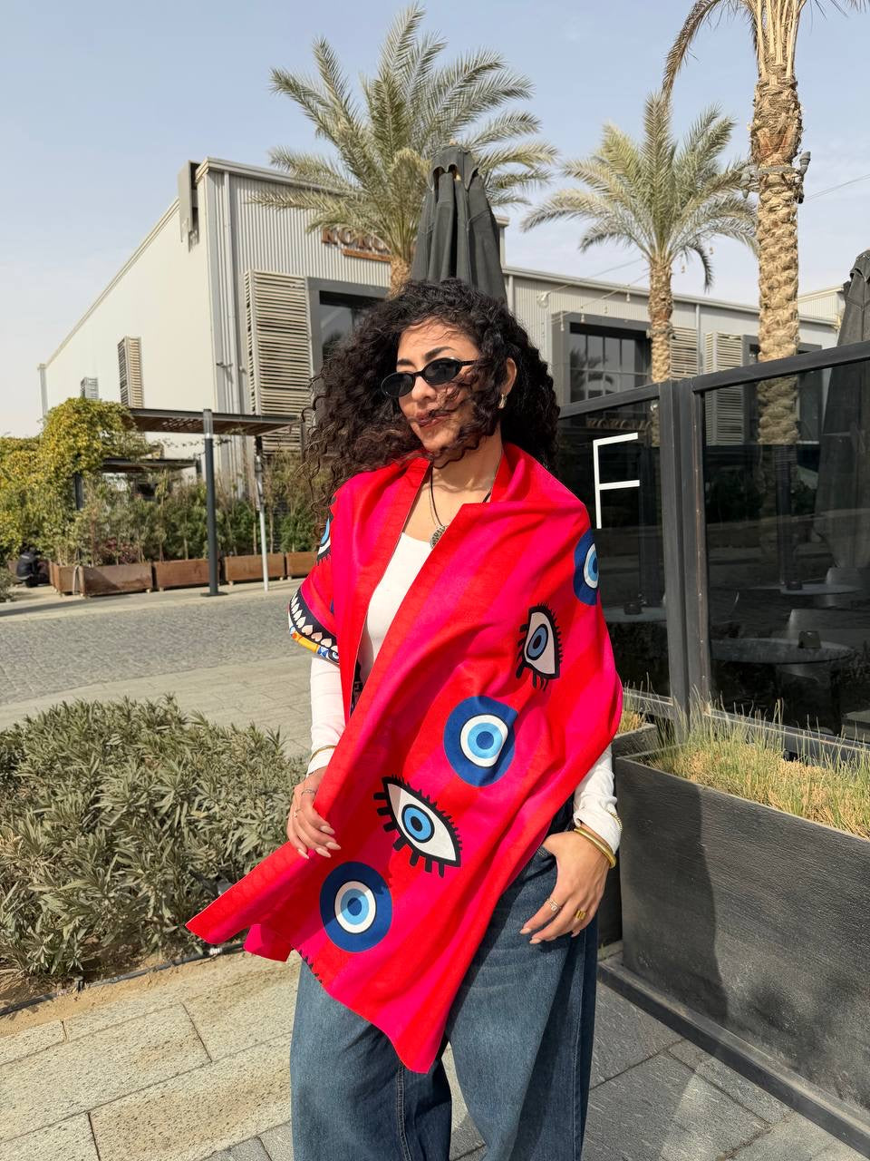 Color Pop Double Face Shawl✨