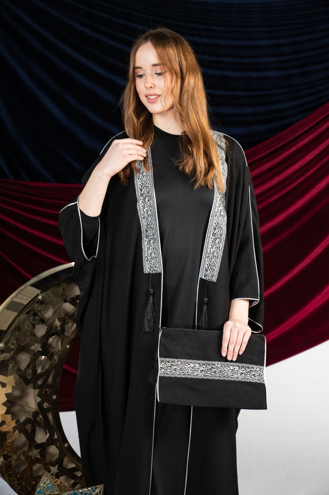 Royal Noir Kaftan
