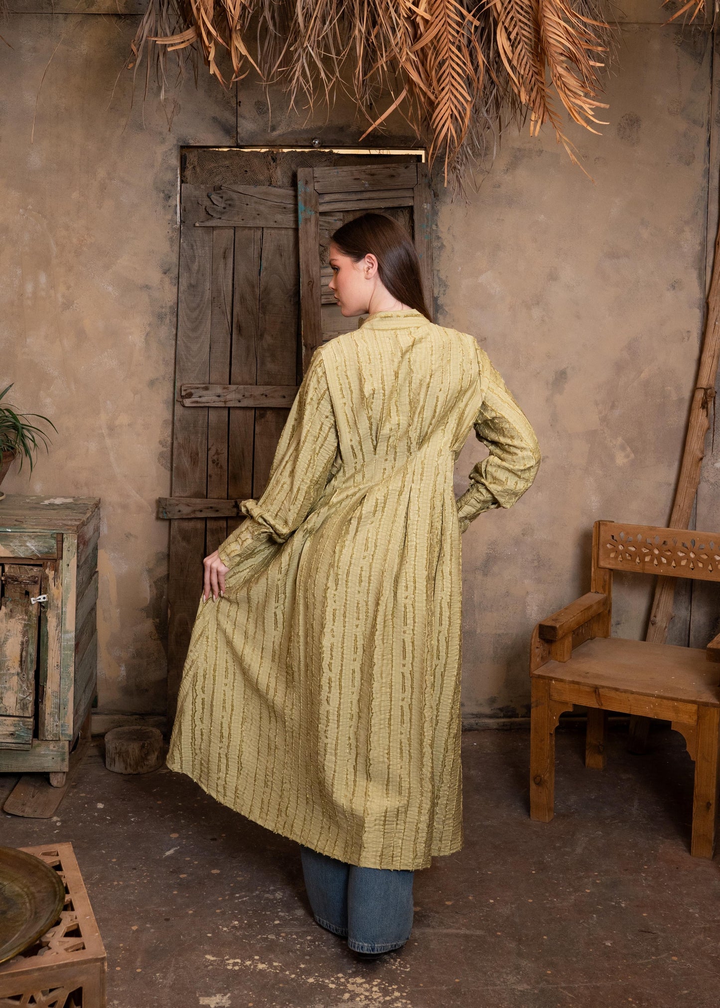 Zezil Pleated Flow Dress