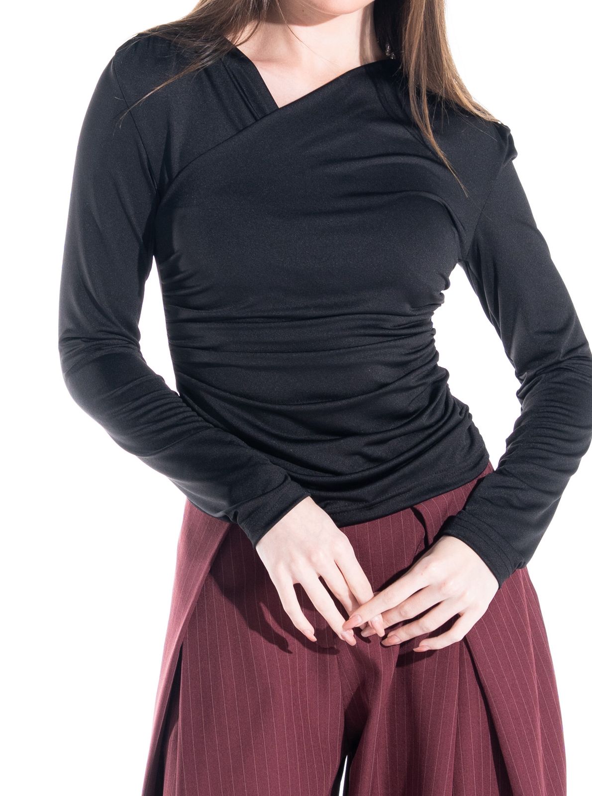 Zezil Soft Wrap Top