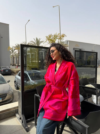 Floral Belted Knit Cardigan✨