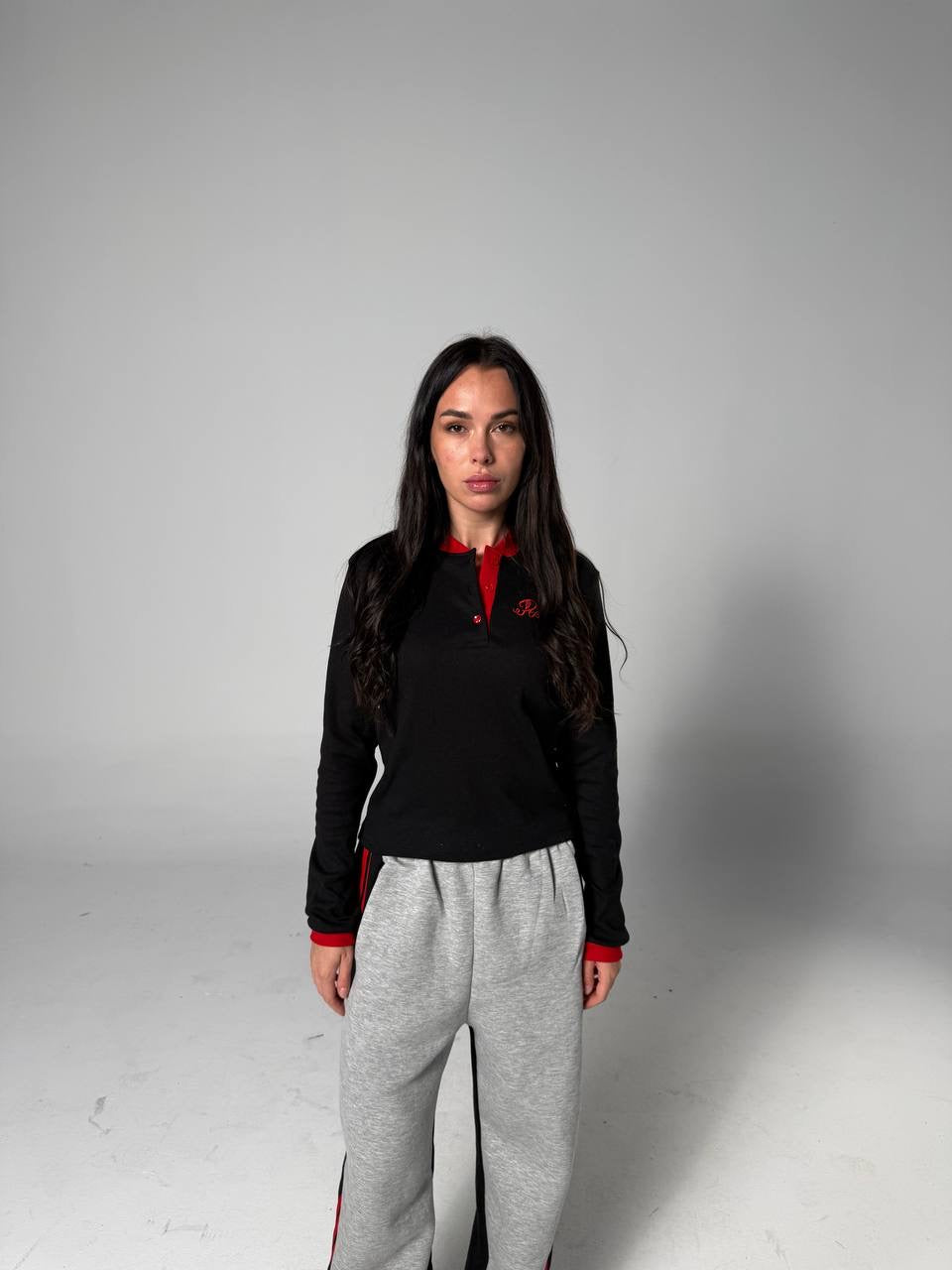 Sporty Two-Tone Relaxed Set