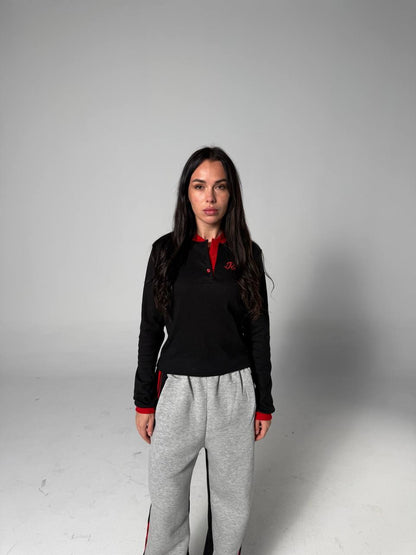 Sporty Two-Tone Relaxed Set