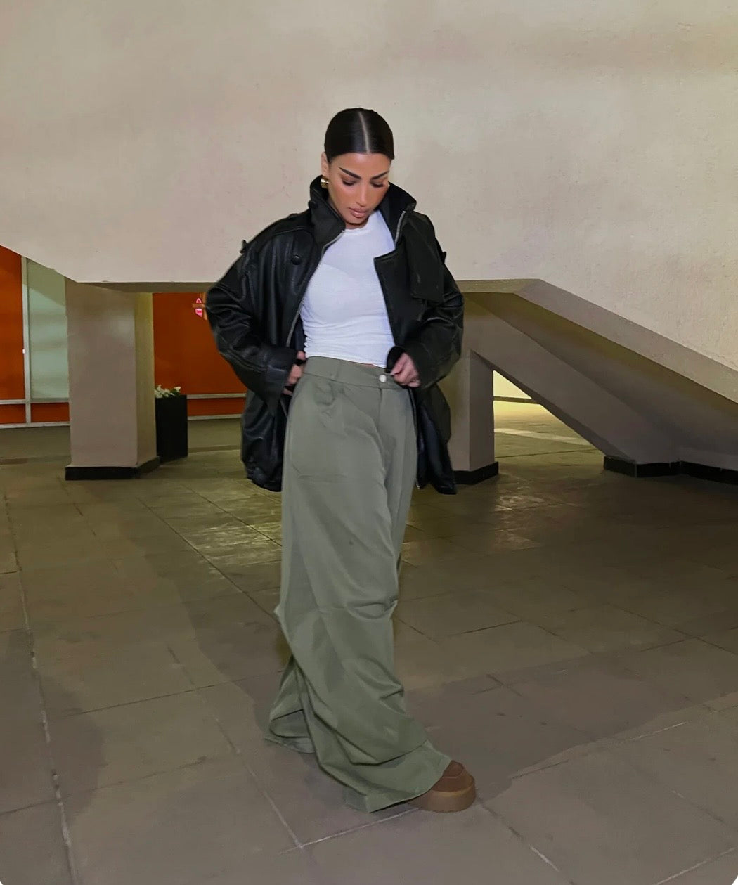 Pleated Wide Leg Trousers✨