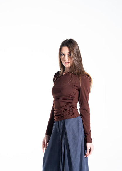 Zezil Soft Wrap Top