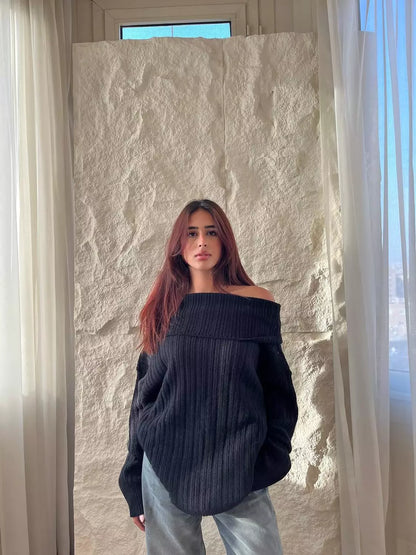Off-Shoulder Knit✨