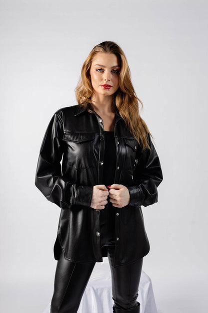 Urban Leather Overshirt