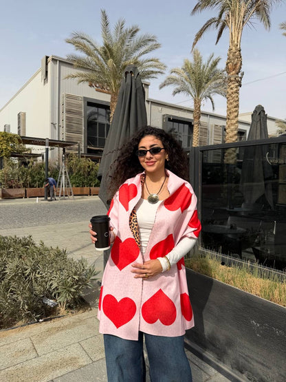 Cherry Wild Double Face Shawl🍒✨