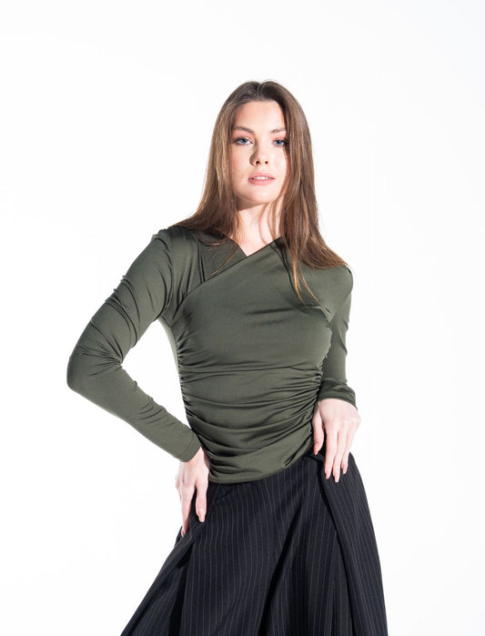 Zezil Soft Wrap Top