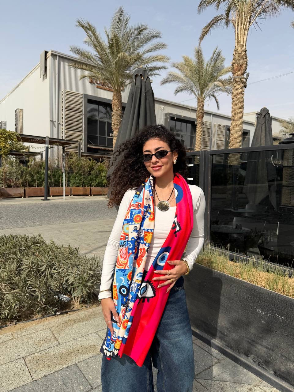 Color Pop Double Face Shawl✨