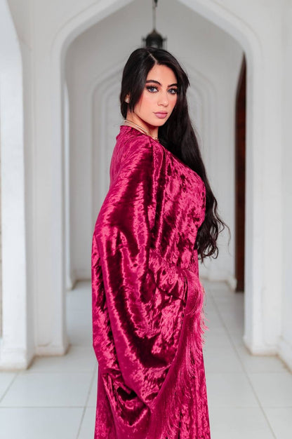 Velvet Fringe Kaftan