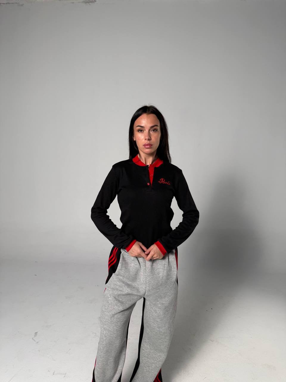 Sporty Two-Tone Relaxed Set