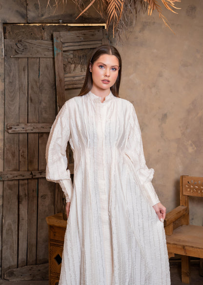 Zezil Pleated Flow Dress