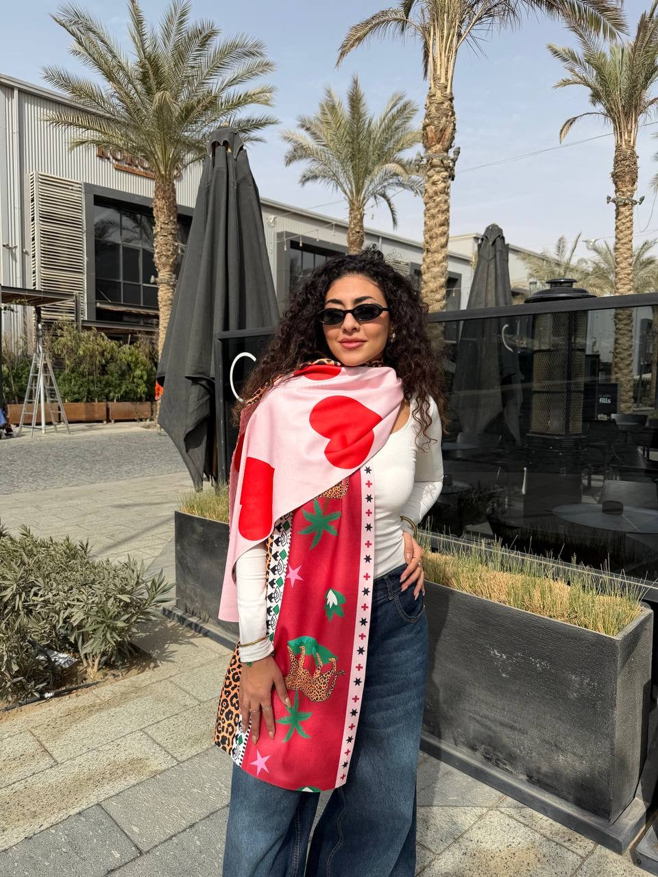 Cherry Wild Double Face Shawl🍒✨