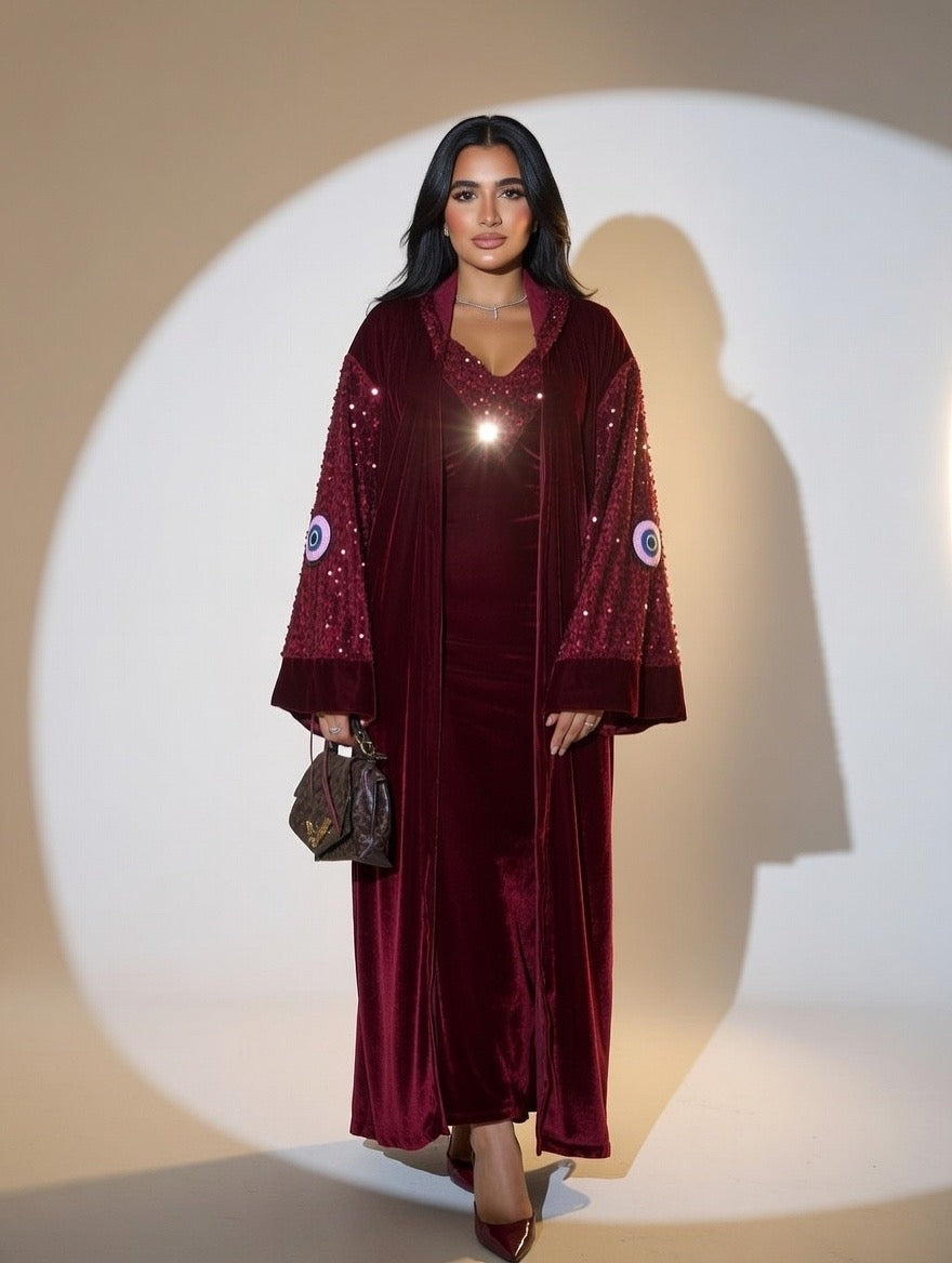 Noir Velvet Aura Cardigan✨