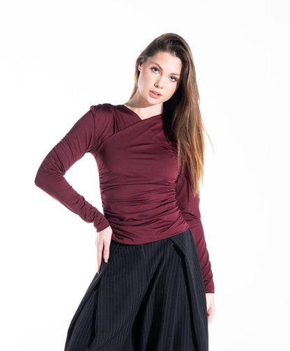 Zezil Soft Wrap Top