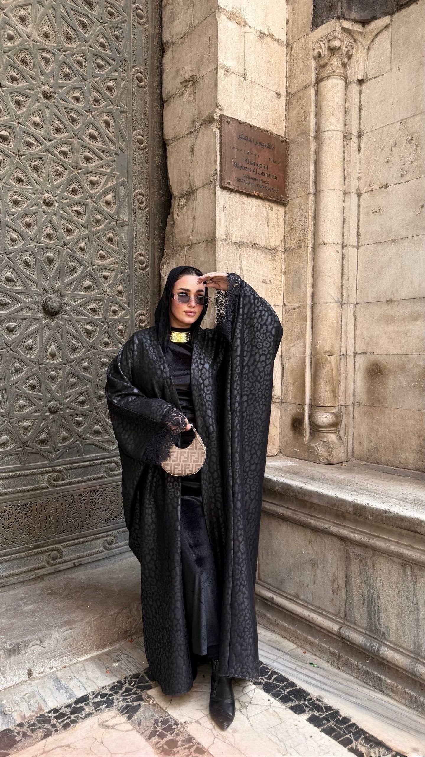 Midnight Aura Luxury Abaya🖤✨