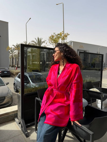 Floral Belted Knit Cardigan✨