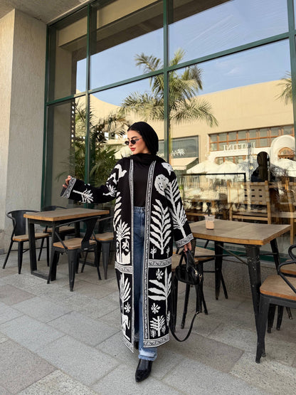 Monochrome Desert Cardigan 🖤🤍