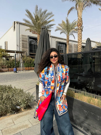 Color Pop Double Face Shawl✨