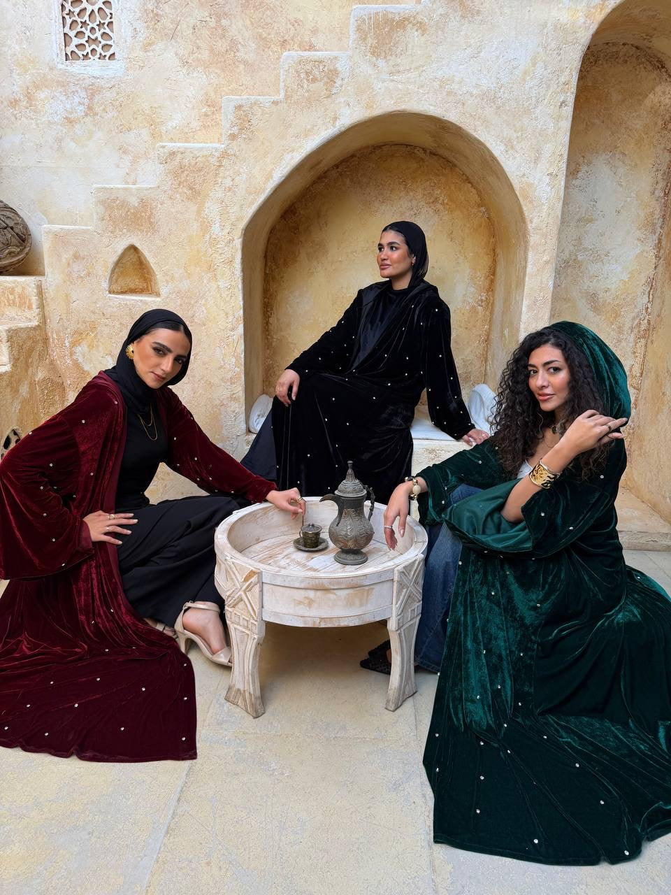 Celeste Pearl Velvet Cardigan✨