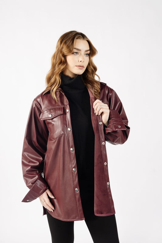 Urban Leather Overshirt