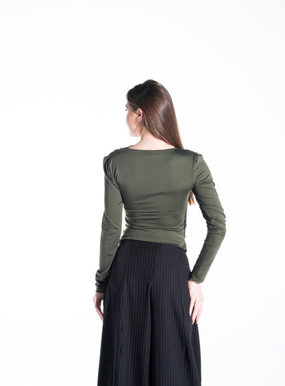 Zezil Soft Wrap Top