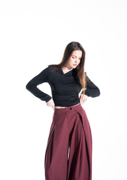 Zezil Soft Wrap Top