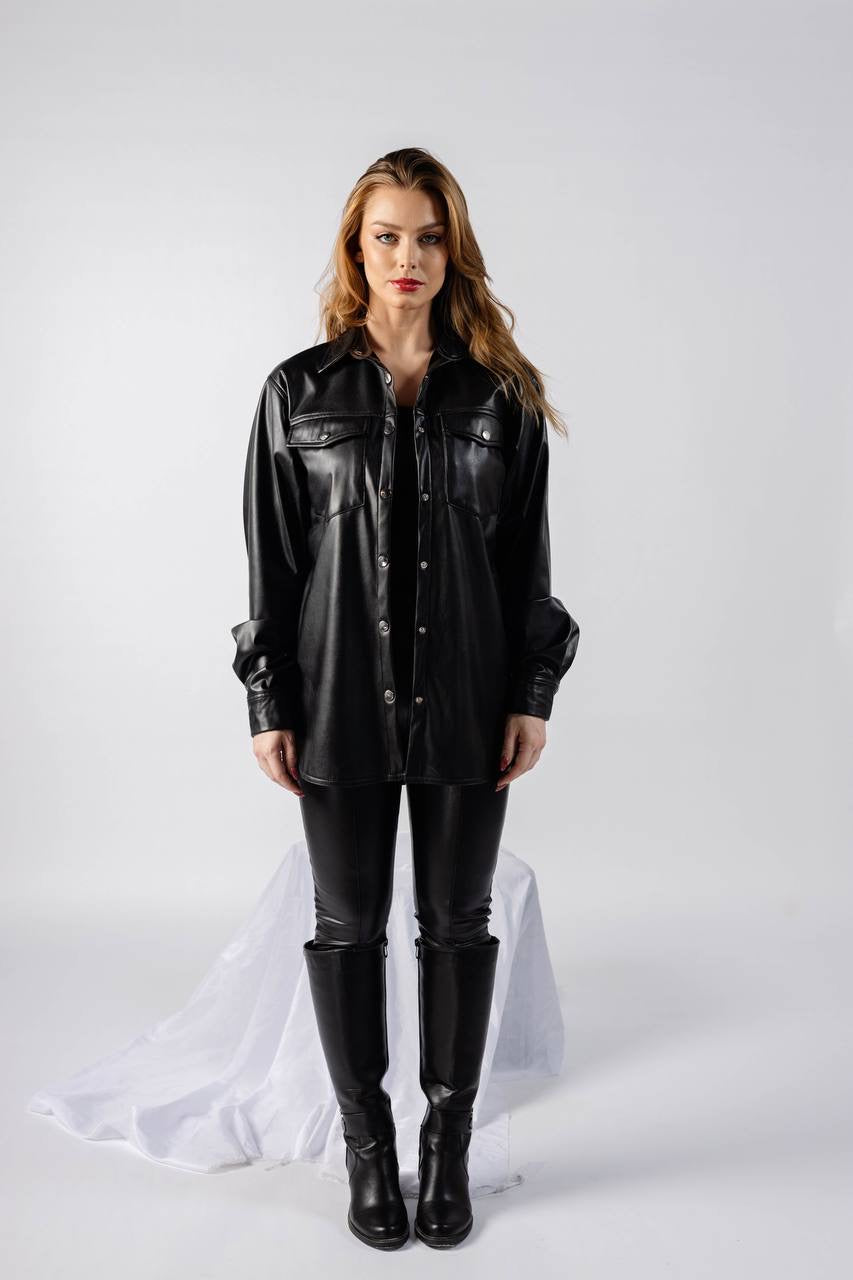 Urban Leather Overshirt
