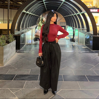 Luxe Flow Suede Pants