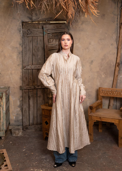 Zezil Pleated Flow Dress