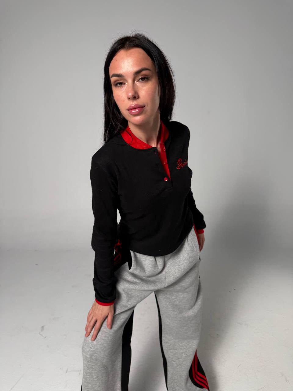 Sporty Two-Tone Relaxed Set