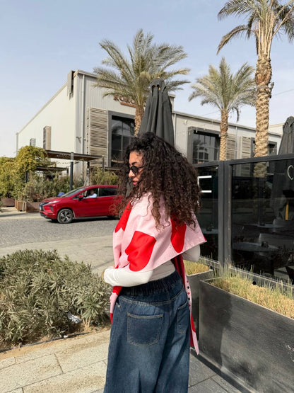 Cherry Wild Double Face Shawl🍒✨