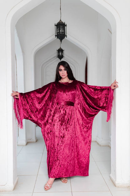 Velvet Fringe Kaftan