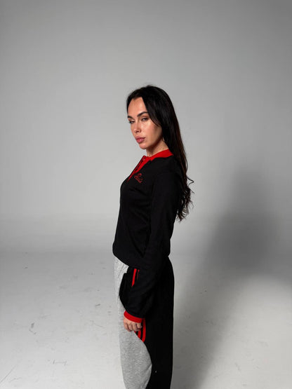 Sporty Two-Tone Relaxed Set