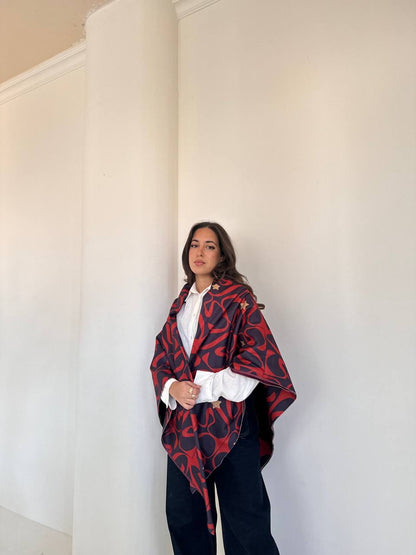 Snake Double Face Shawl🍒✨