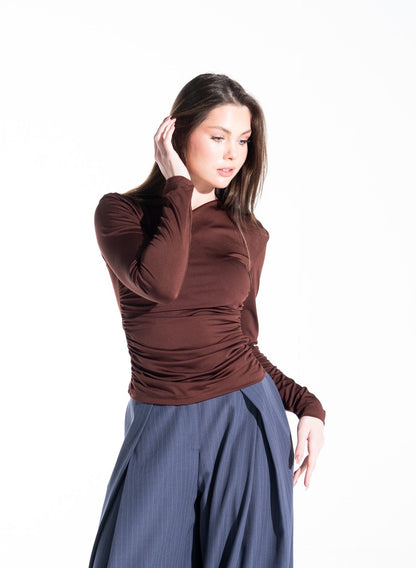 Zezil Soft Wrap Top