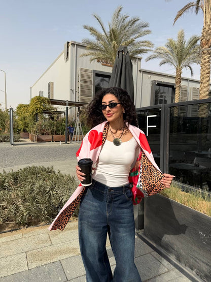 Cherry Wild Double Face Shawl🍒✨