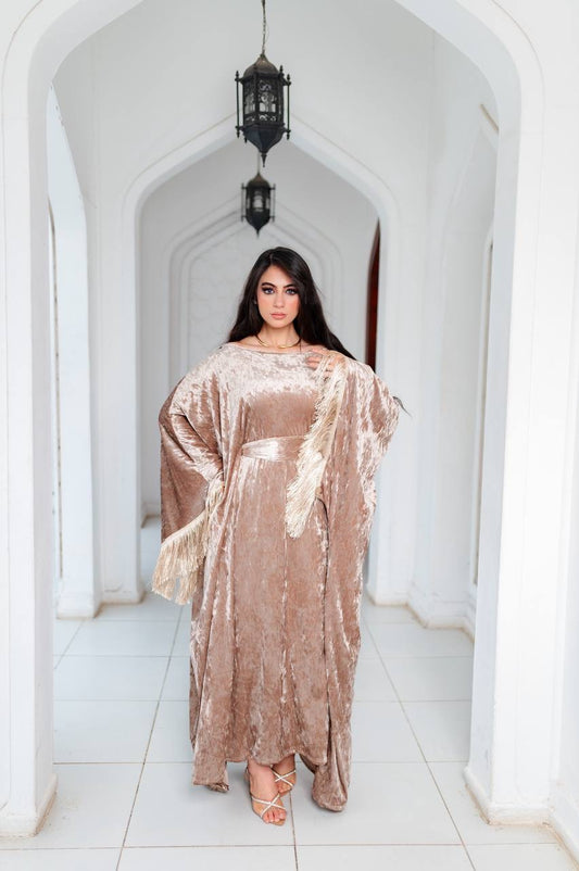Velvet Fringe Kaftan