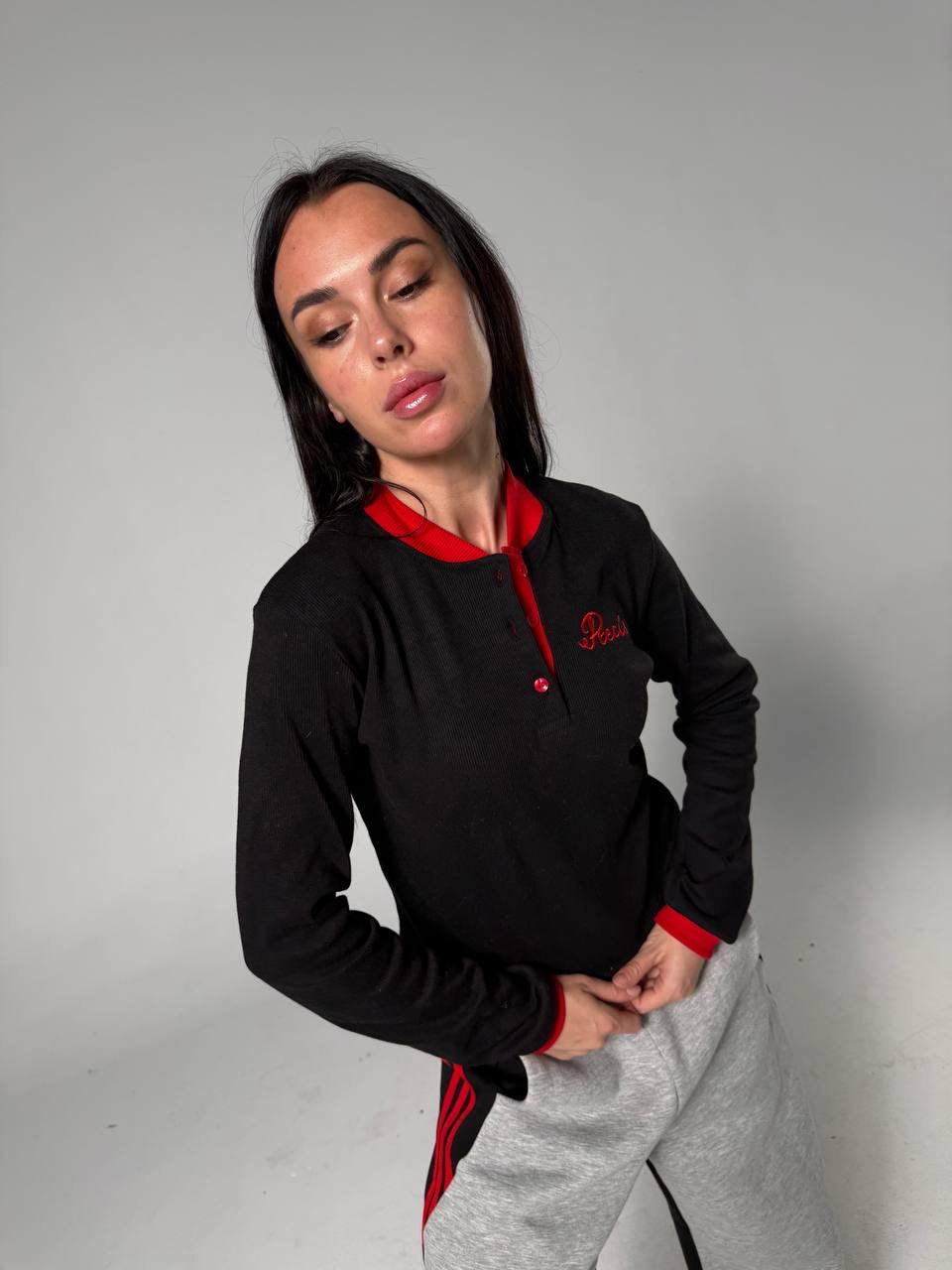 Sporty Two-Tone Relaxed Set