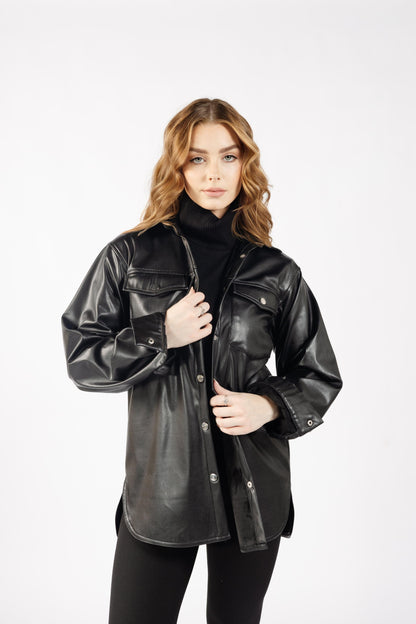Urban Leather Overshirt