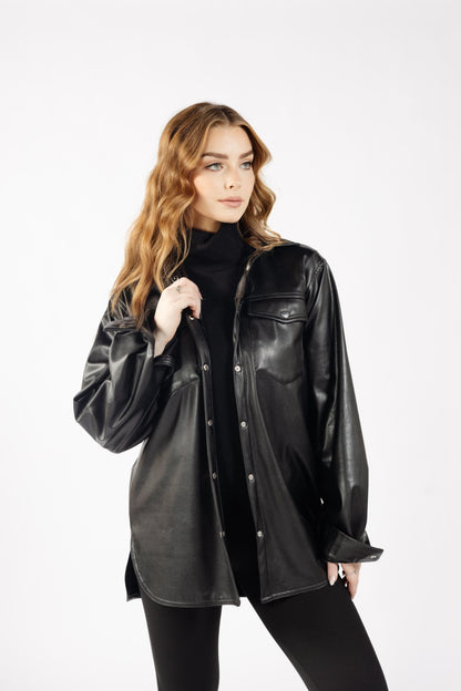 Urban Leather Overshirt