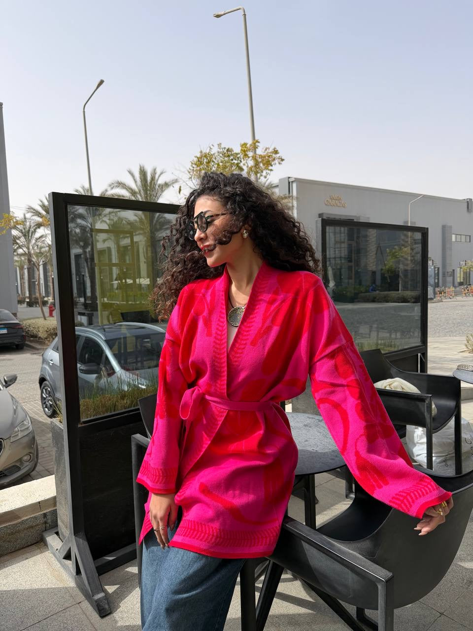 Floral Belted Knit Cardigan✨