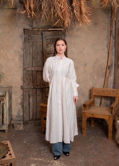 Zezil Pleated Flow Dress