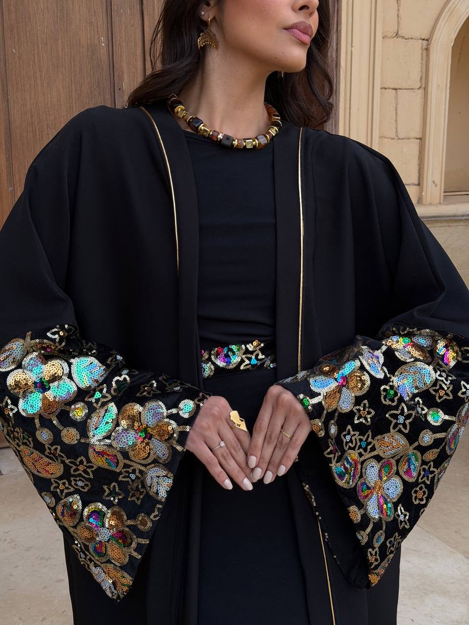 Midnight Indian kaftan🖤✨